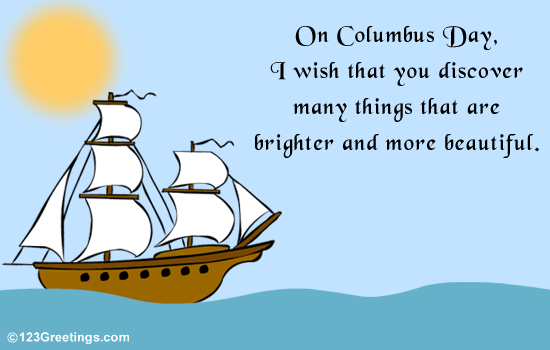Happy Columbus Day Quotes Wishes and Greetings Messages